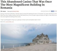 Cazinoul din Constanţa, subiectul unui fotoreportaj publicat de celebrul site Bored Panda