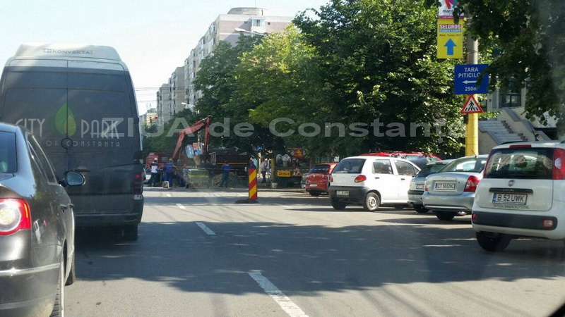 trafic ingreunat in zona casei de cultura din constanta 555084