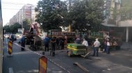 Trafic îngreunat în zona Casei de Cultură din Constanța (galerie foto) 