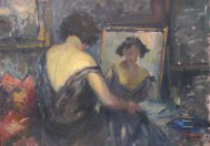 Pictura zilei „La oglindă” de Ipolit Strâmbu