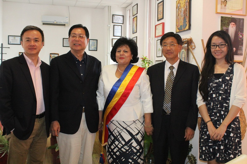 delegatie din china la cumpana mariana gaju parteneriatele de infratire nu pot decat sa aduca beneficii