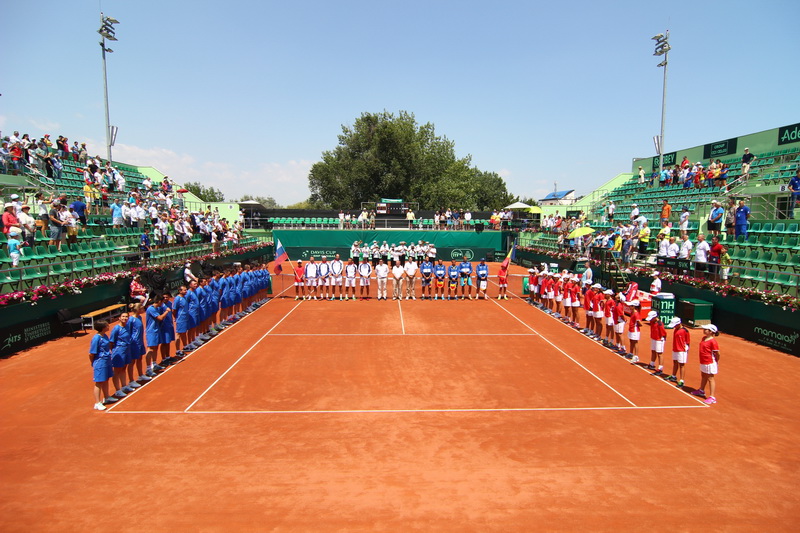 astazi joaca horia tecau simona halep alaturi de romania in meciul de cupa davis cu slovacia de la mamaia