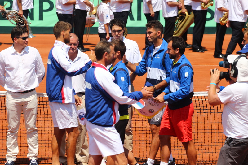 astazi joaca horia tecau simona halep alaturi de romania in meciul de cupa davis cu slovacia de la mamaia