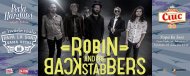 Robin and the Backstabbers concertează, în acest weekend, în Vama Veche