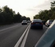 Circulaţie bară la bară pe DN39, la Eforie