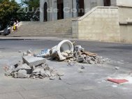 Foto exclusiv. WC în mijlocul intersecției Trafic îngreunat în Constanța (galerie foto)    