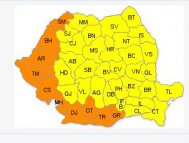 Cod portocaliu de caniculă extins România, sub zodia \