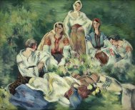 Pictura zilei „Compoziţie cu motive românești” de Ion Theodorescu-Sion