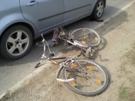 Biciclist accidentat pe str. Marinarilor 