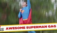 Funny video Farsa cu Superman
