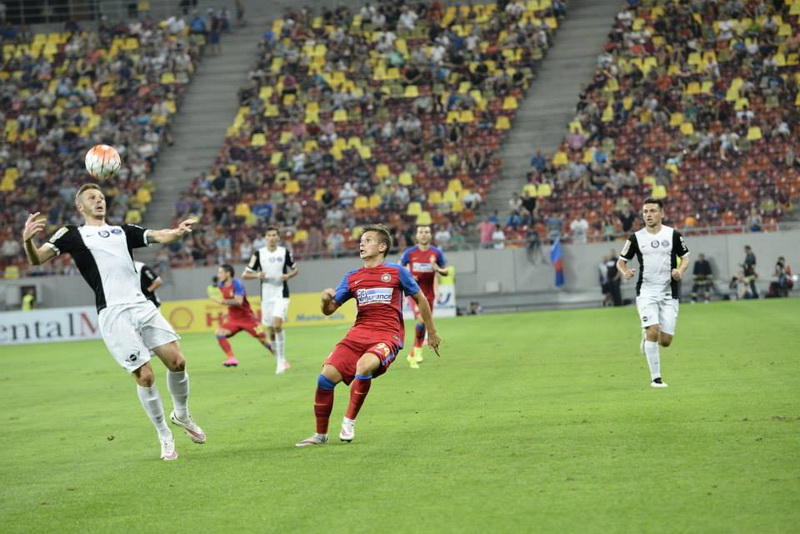 fc viitorul a reclamat doua lovituri de la 11 m in meciul cu steaua gica hagi penalty mai clar ca asta