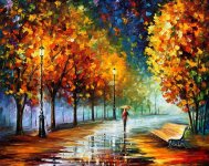 Pictura zilei „Toamna” de Leonid Afremov