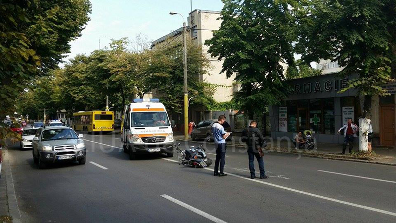 o motocicleta a lovit un pieton pe bulevardul ferdinand 564176