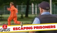 Funny video Prizonieri care evadează