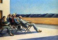 Pictura zilei „Oameni la soare” de Edward Hopper