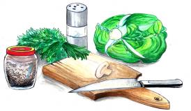 Bucătăria rațională Salate verzi şi diferite salate