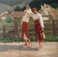 Pictura zilei „De la izvor” de Octav Băncilă