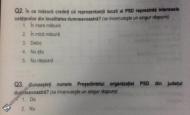 Stiripesurse.ro Ce conține chestionarul PSD pentru membrii săi / DOCUMENT