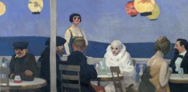 Pictura zilei „Seară albastră” de Edward Hooper