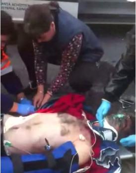 UPDATE Un pieton a fost lovit de o mașină la ieșire din localitatea Eforie Sud spre Tuzla