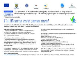 Black Sea Foundation Calificarea este șansa mea!