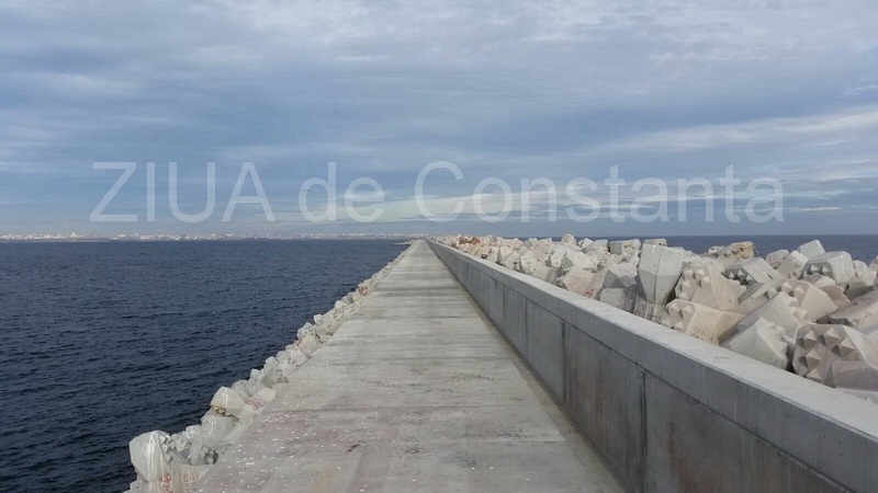 fotoreportaj imagini superbe cu extinderea digului de larg din portul constanta 571953