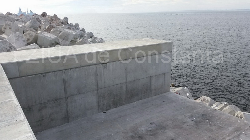 fotoreportaj imagini superbe cu extinderea digului de larg din portul constanta 571953