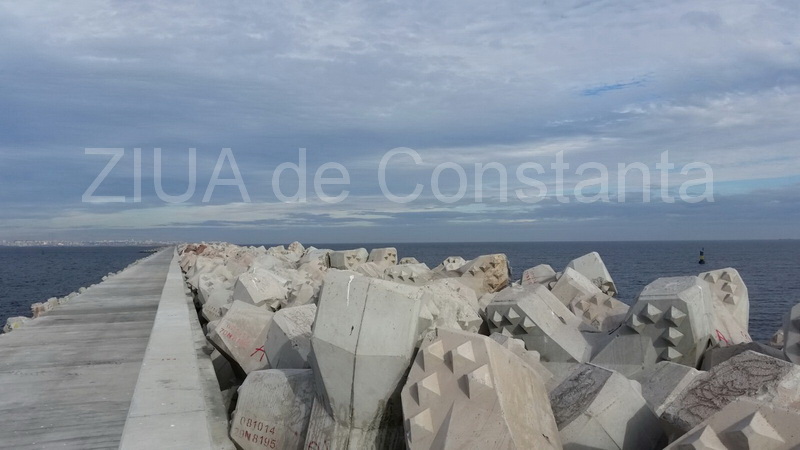 fotoreportaj imagini superbe cu extinderea digului de larg din portul constanta 571953