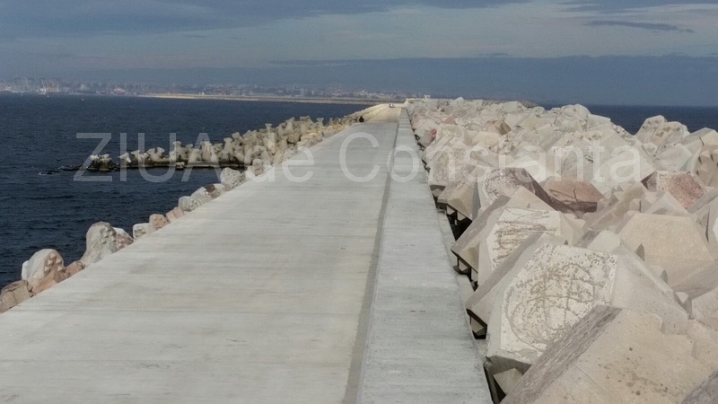 fotoreportaj imagini superbe cu extinderea digului de larg din portul constanta 571953