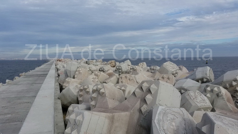 fotoreportaj imagini superbe cu extinderea digului de larg din portul constanta 571953