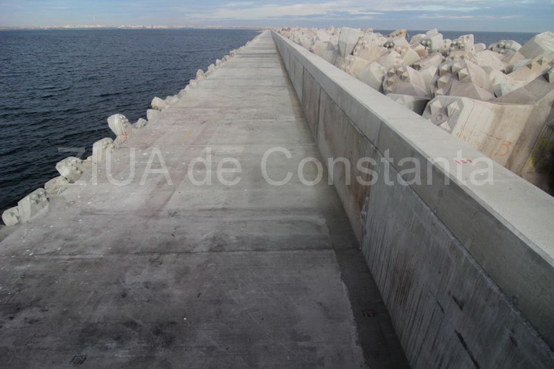 fotoreportaj imagini superbe cu extinderea digului de larg din portul constanta 571953