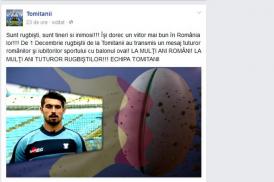 Rugbyştii de la Tomitanii Constanţa au înregistrat un videoclip de Ziua Naţională a României (video)