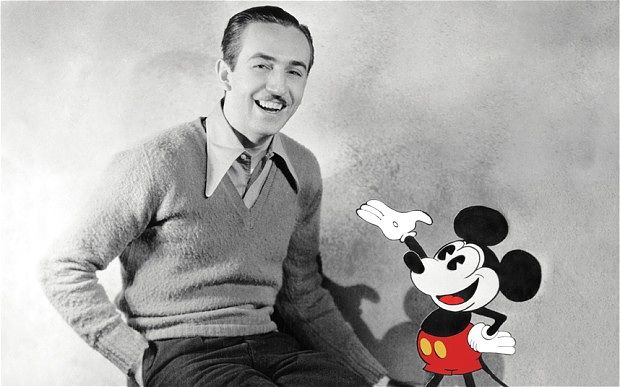 Ştiaţi Walt cel care l-a pe Mickey Mouse într-un tren...