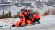 Intervenţie a salvamontiştilor Turistă accidentată în Munţii Făgăraş