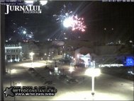 La mulți ani 2015 Am surprins Piața Ovidiu exact la cumpăna de ani. Vezi câți oameni erau afară