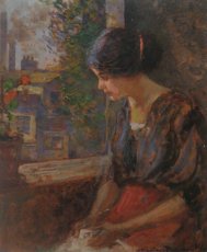 Pictura zilei „La fereastră\