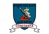 Propunere de stemă pentru judeţul Constanţa de la TNR Un clovn cu uniformă nazistă, cu mesajul \