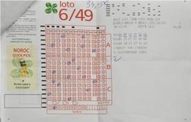 Unul dintre câștigătorii marelui premiu la Loto 6/49  și-a ridicat câștigul