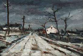 Pictura zilei „Drum de iarnă” de Jean Cheller