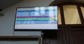 La Judecătoria Constanţa Au început să funcţioneze televizoarele care oferă date despre dosarele aflate pe rol (galerie foto)