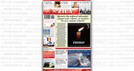 ZIUA de Constanta, format PDF, pagina 1 editia din 25 Ianuarie 2016
