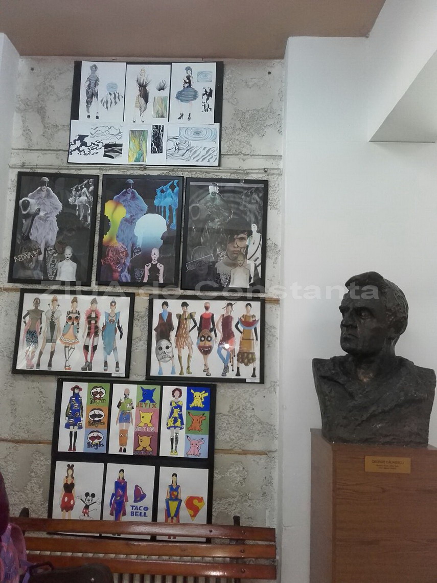 expozitie de design vestimentar si de obiect la colegiul national de arte regina maria din constanta