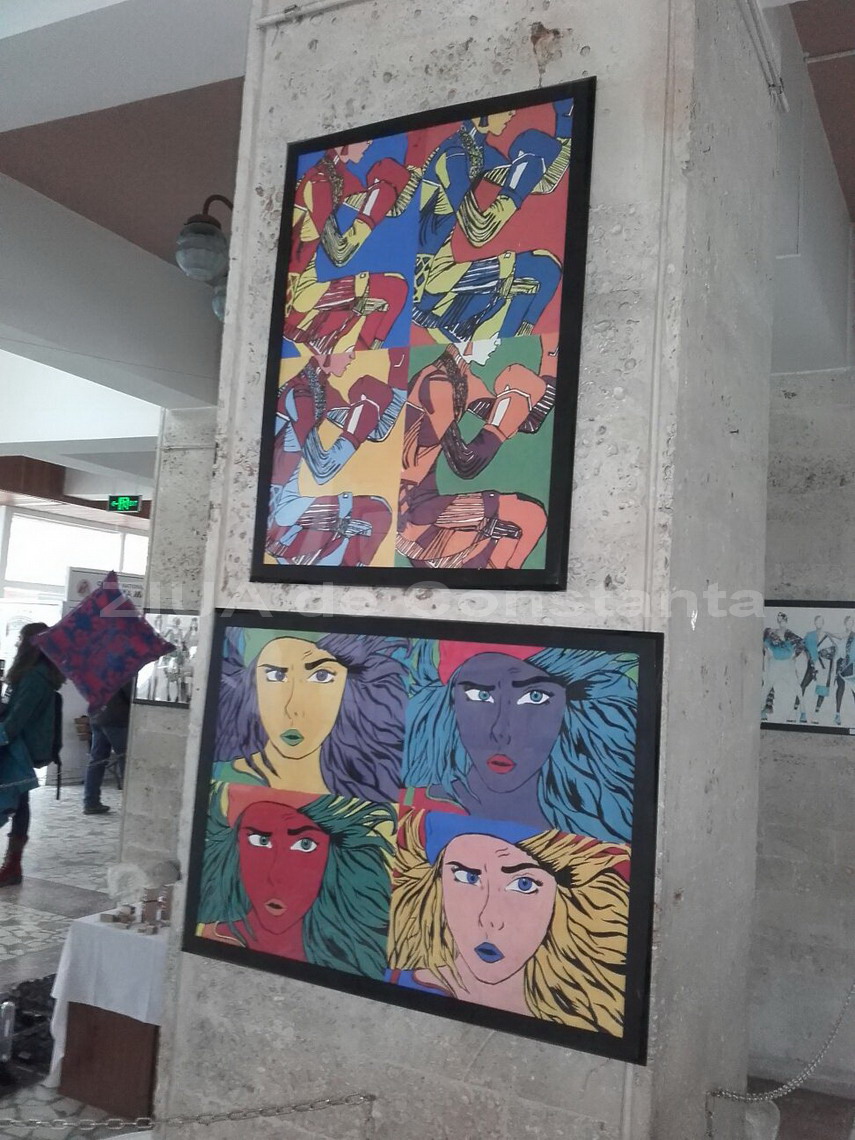 expozitie de design vestimentar si de obiect la colegiul national de arte regina maria din constanta
