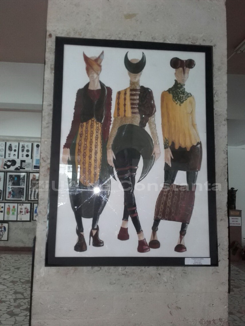 expozitie de design vestimentar si de obiect la colegiul national de arte regina maria din constanta
