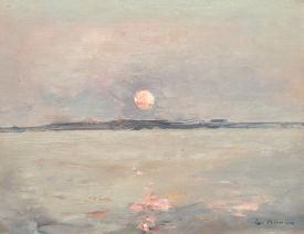 Pictura zilei „Apus la Saint Malo” de Gheorghe Petrașcu 