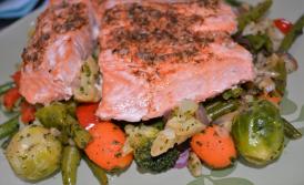 Voceaconstantei.ro Somon cu legume