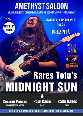 Rareș Totu, unul din cei mai buni chitarişti ai României, în concert LIVE la Amethyst Music Club!