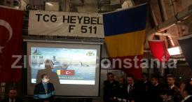 Modernizarea fregatelor româneşti Demnitari şi militari de ordin superior din Turcia şi România au semnat un protocol, în Constanţa (galerie foto)