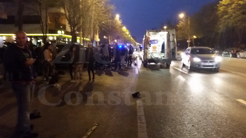 accident in parcarea unui hipermarket o persoana a fost ranita 589784