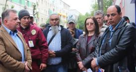 Protest la RADET Constanţa din cauza sporurilor Directorul Liviu Popa - „Nu vreau să dau oameni afară“ (galerie foto)